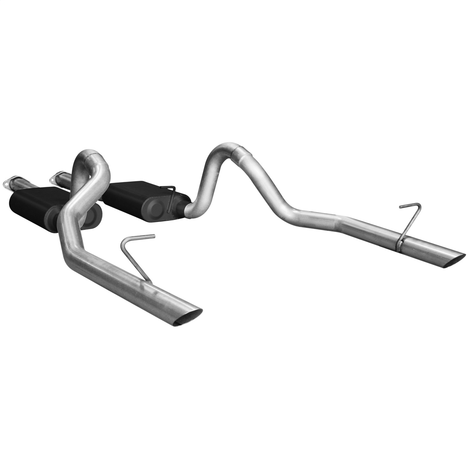 Flowmaster Flowmaster 17113 American Thunder Cat Back Exhaust System Fits 86-93 Mustang
