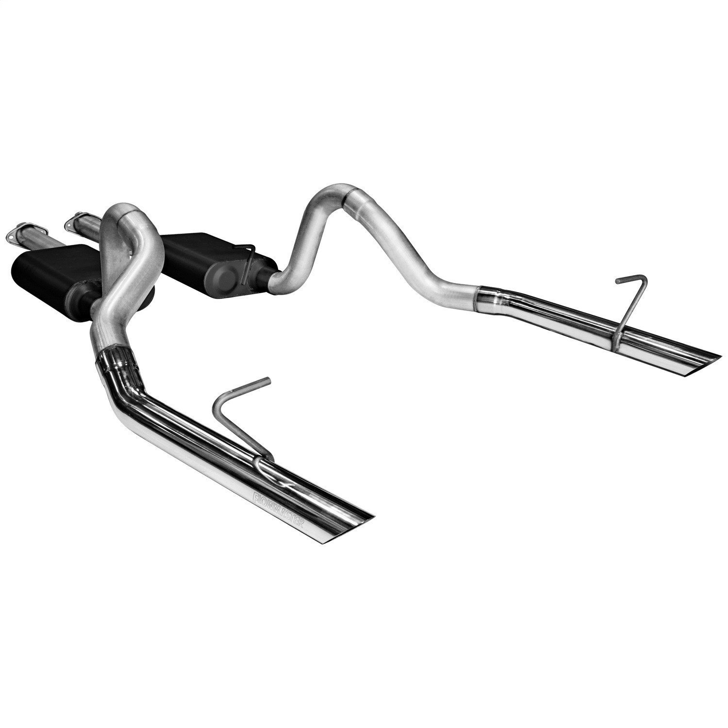 Flowmaster Flowmaster 17213 American Thunder Cat Back Exhaust System Fits 86-93 Mustang