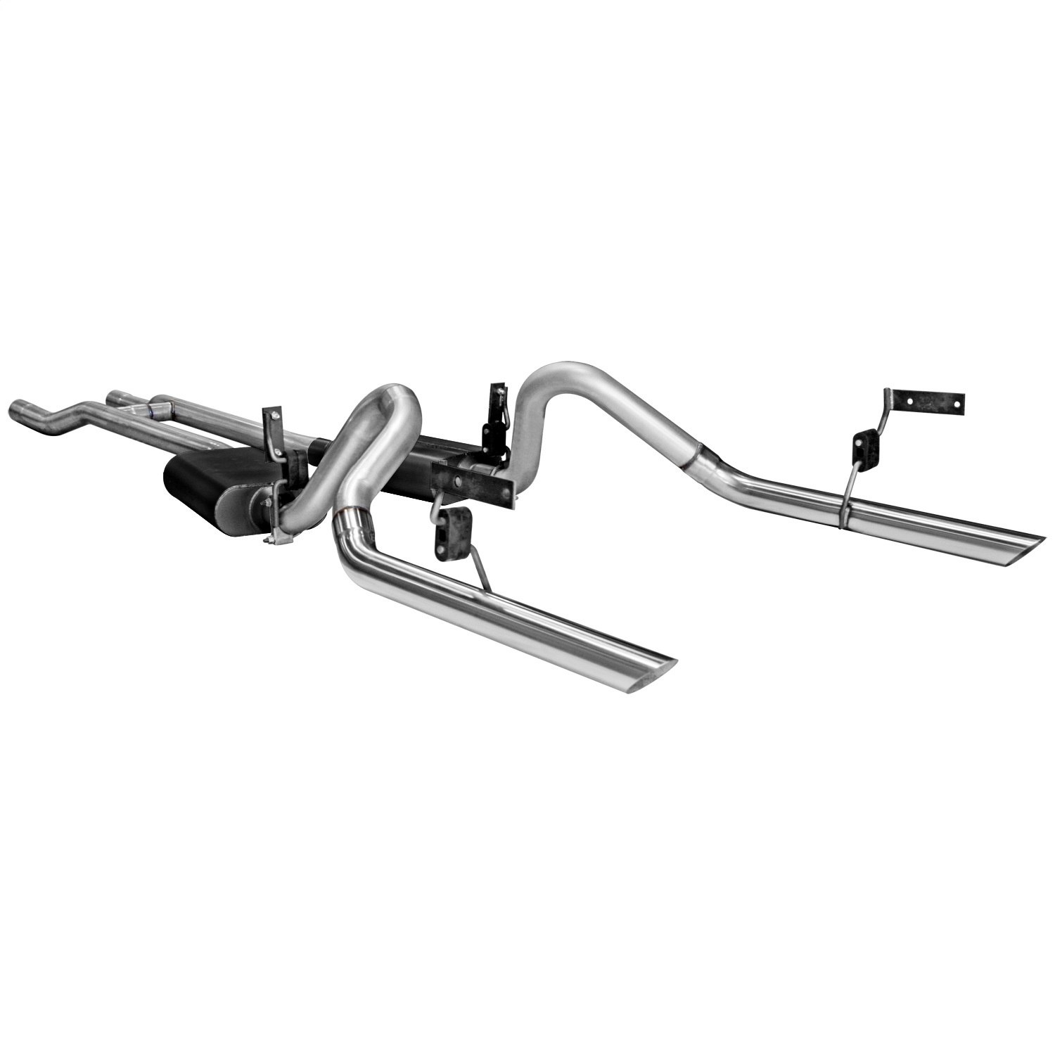 Flowmaster Flowmaster 17273 American Thunder Downpipe Back Exhaust System Fits Mustang