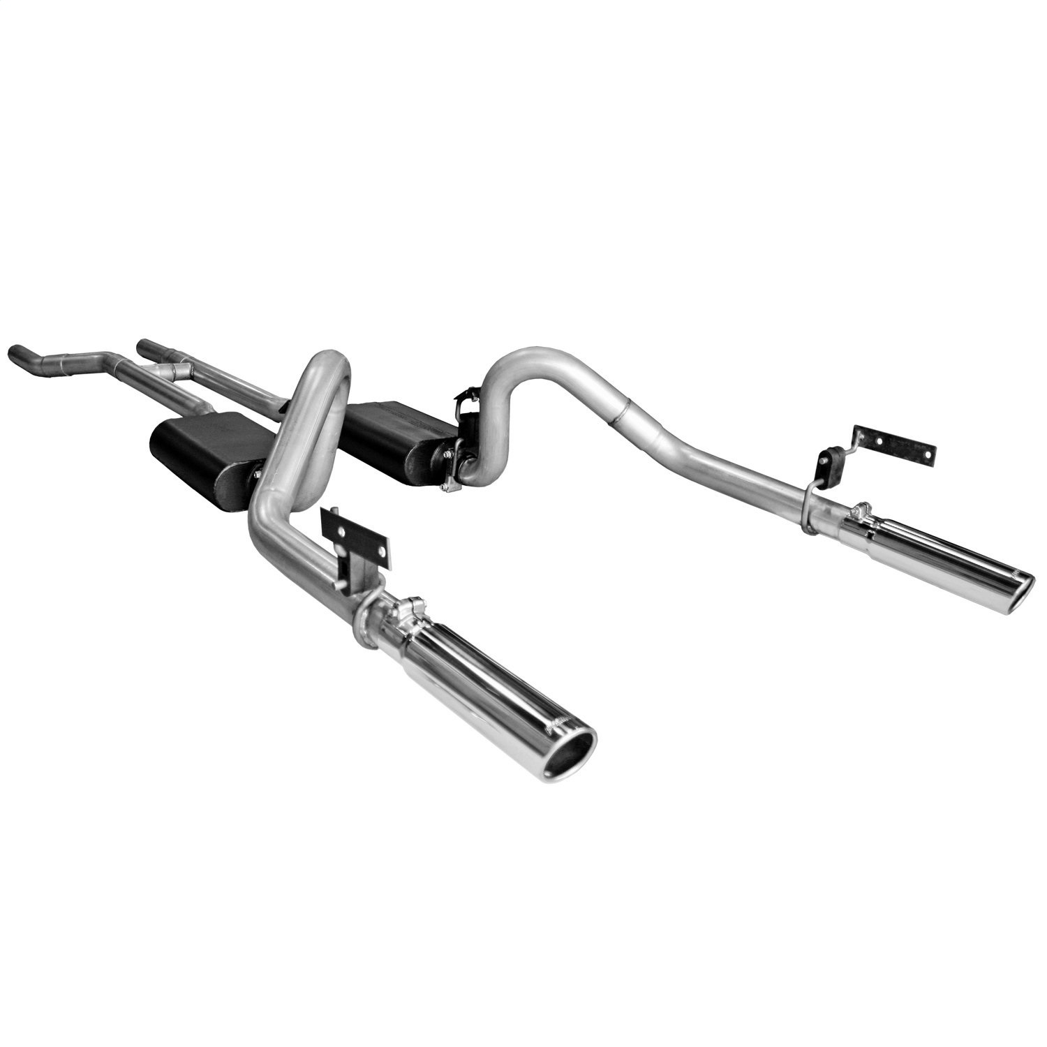 Flowmaster Flowmaster 17281 American Thunder Downpipe Back Exhaust System Fits Mustang
