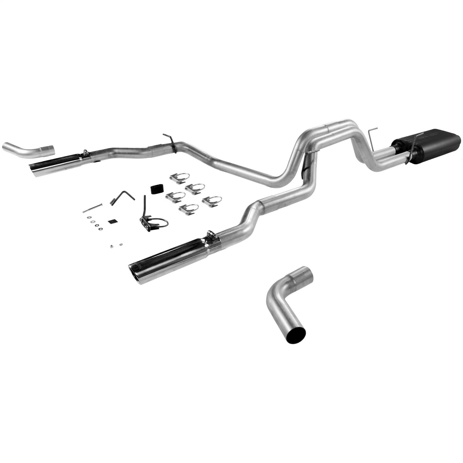 Flowmaster Flowmaster 17375 American Thunder Cat Back Exhaust System Fits 03 Ram 1500