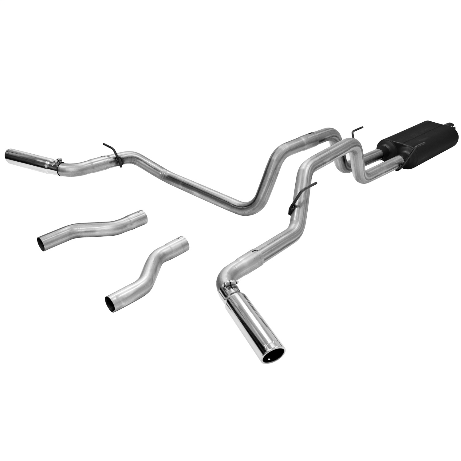 Flowmaster Flowmaster 817397 American Thunder Cat Back Exhaust System Fits 04-05 Ram 1500
