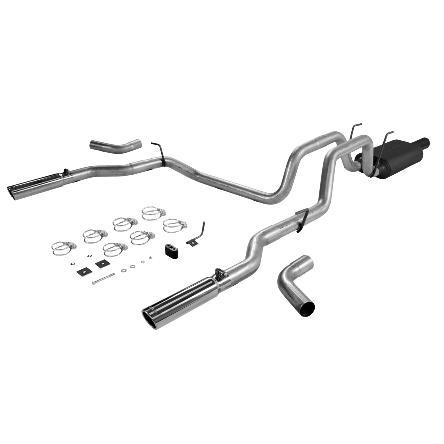 Flowmaster Flowmaster 817424 American Thunder Cat Back Exhaust System Fits 06-08 Ram 1500