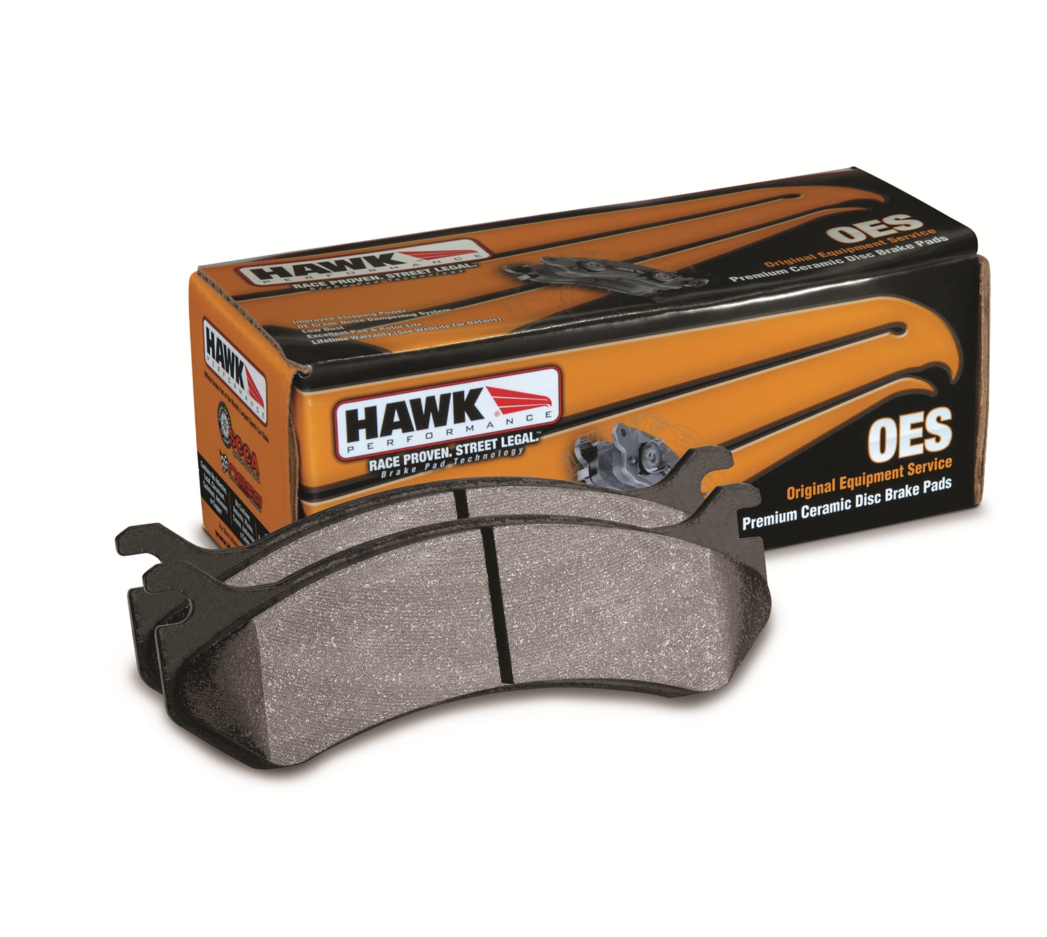 Hawk Performance Hawk Performance 770599 Premium OES; Disc Brake Pads 93-97 Mark VIII Thunderbird