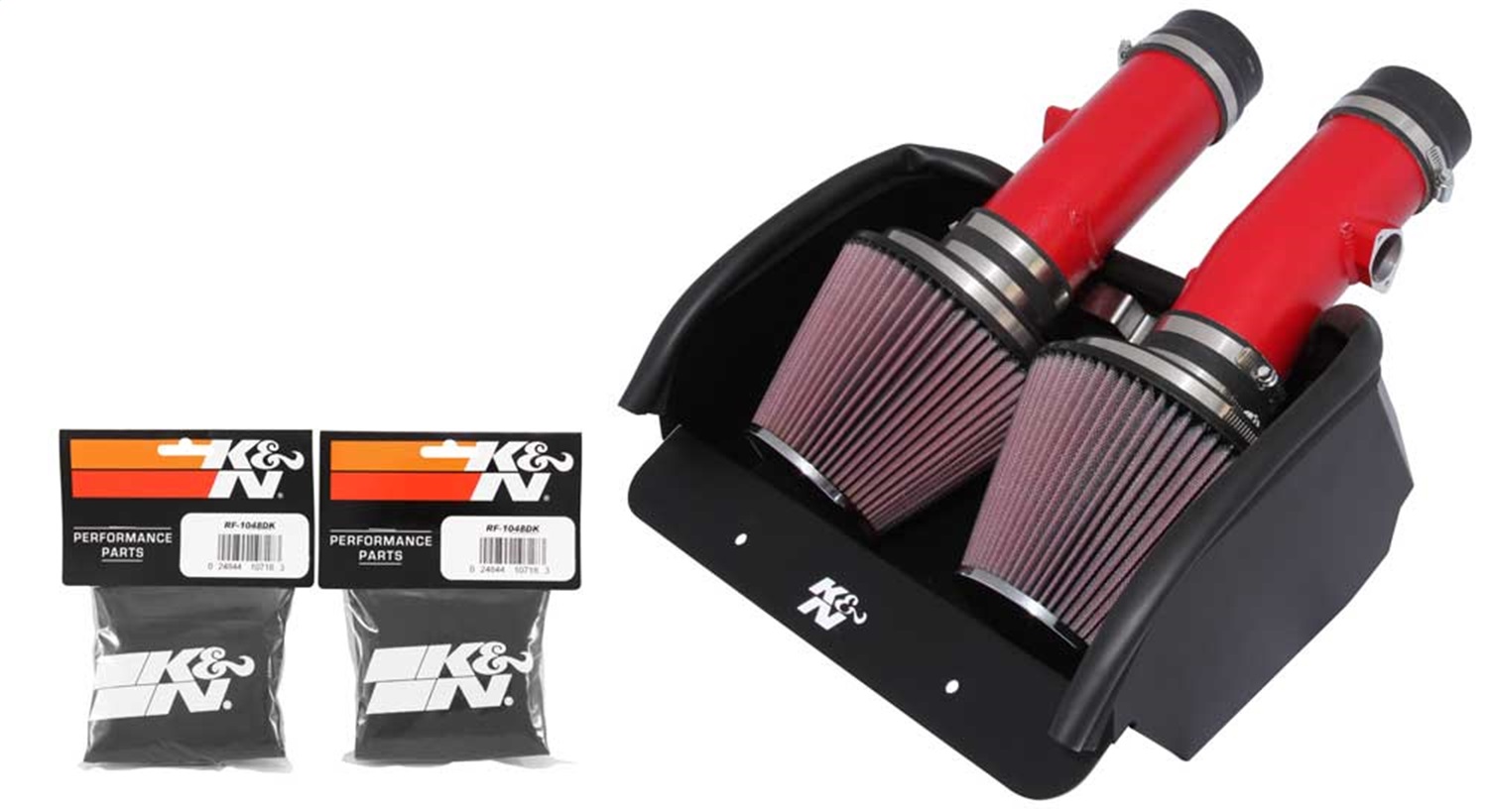 K&N Filters K&N Filters 69-2527TTR Typhoon; Cold Air Intake Filter Assembly Fits 08-10 Viper