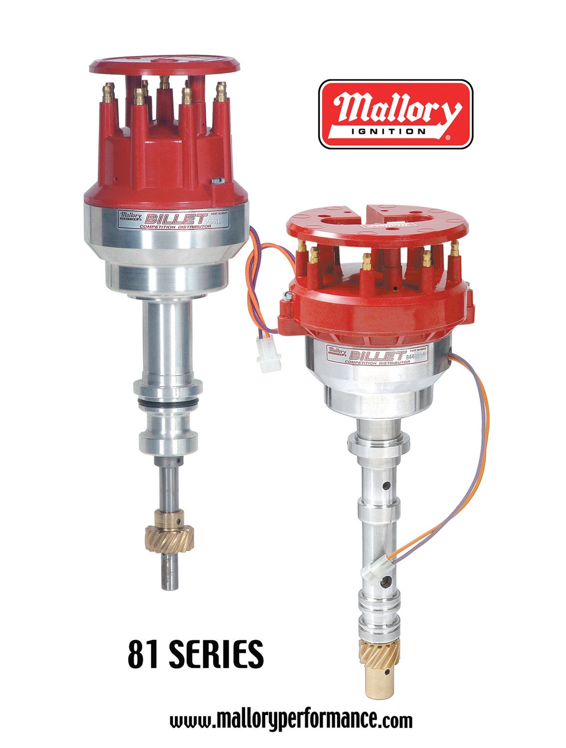 Mallory Mallory 8148204 81 Series; Billet Competition Distributor