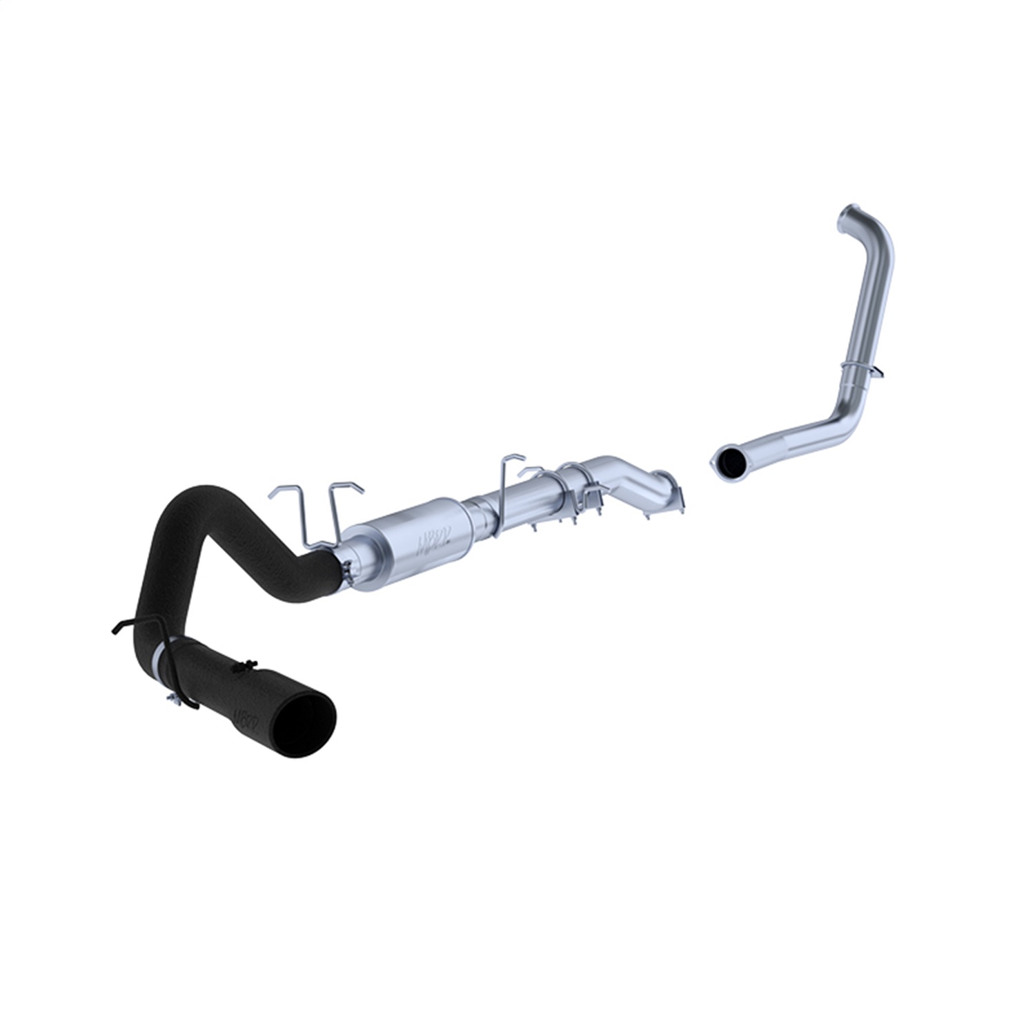 MBRP Exhaust MBRP Exhaust S6206BLK Black Series; Turbo Back Single Side Exhaust System