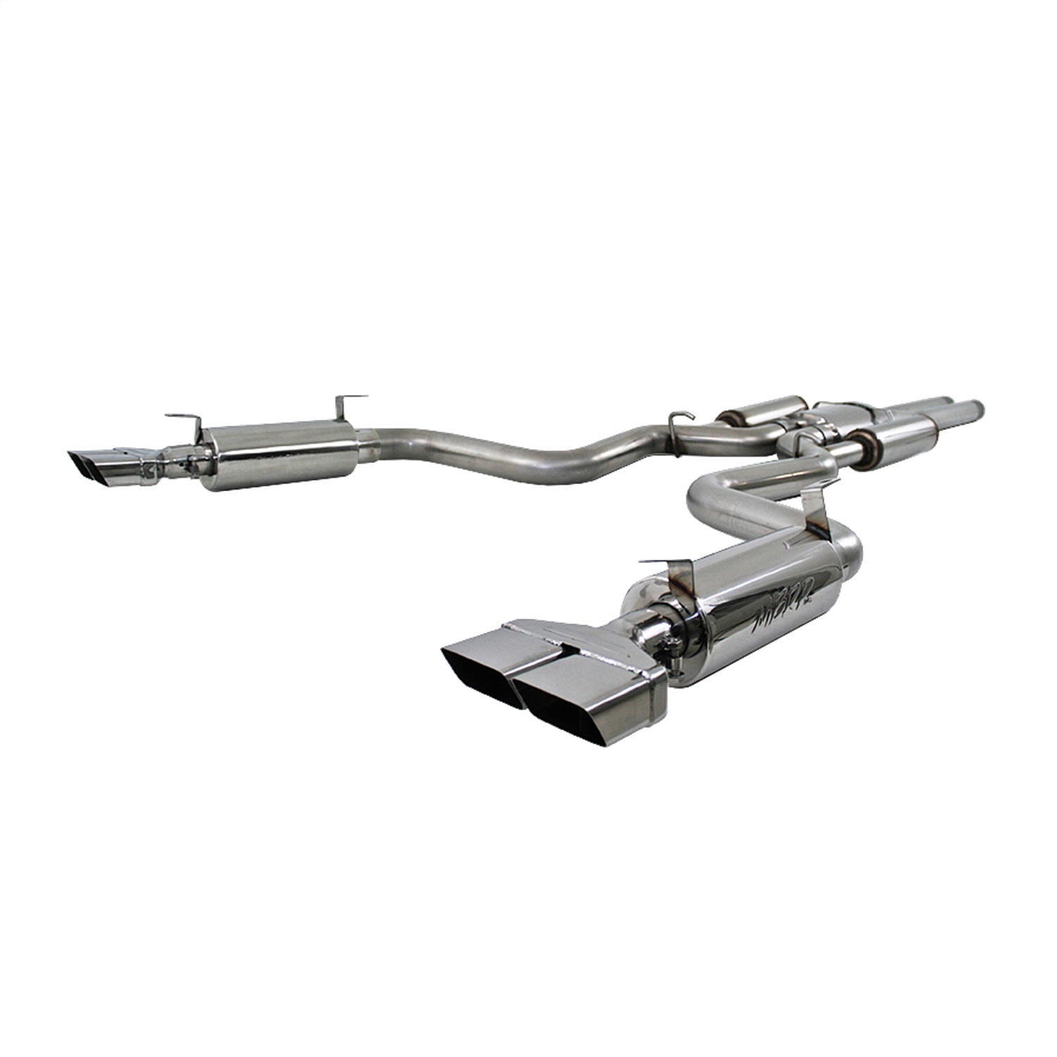 MBRP Exhaust MBRP Exhaust S7110409 XP Series; Muscle Car Dual Rear Exit Exhaust System