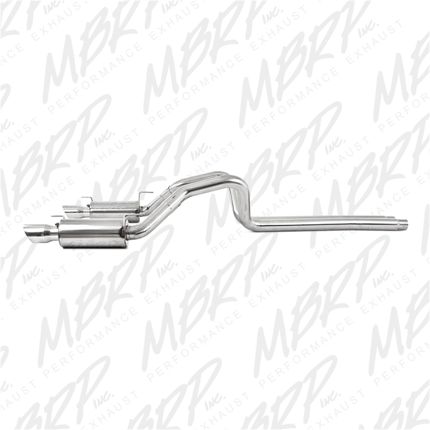 MBRP Exhaust MBRP Exhaust S7269304 Pro Series; Cat Back Dual Split Rear Exit Exhaust System