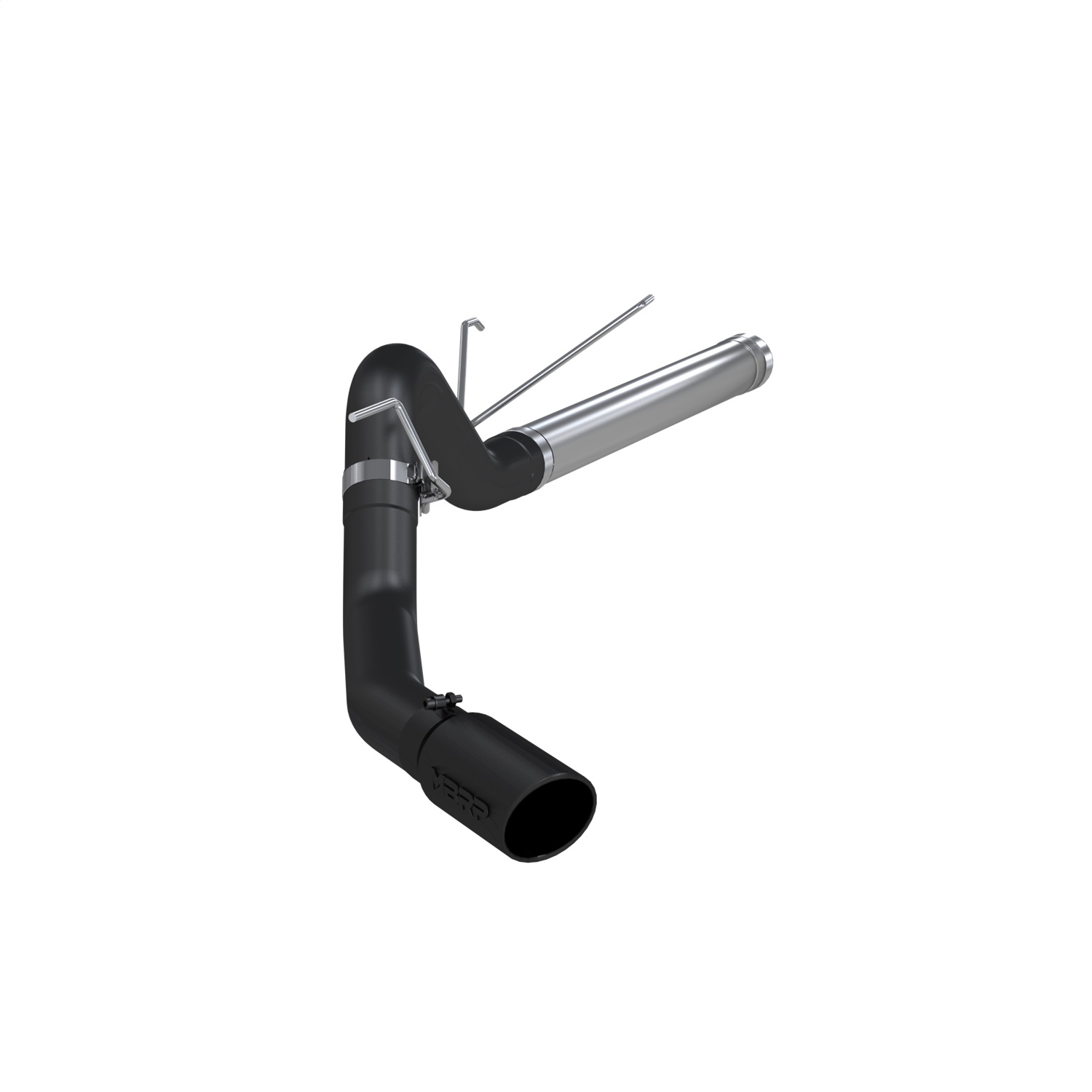 MBRP Exhaust MBRP Exhaust S6130BLK Black Series; Filter Back Single Side Exit Exhaust System