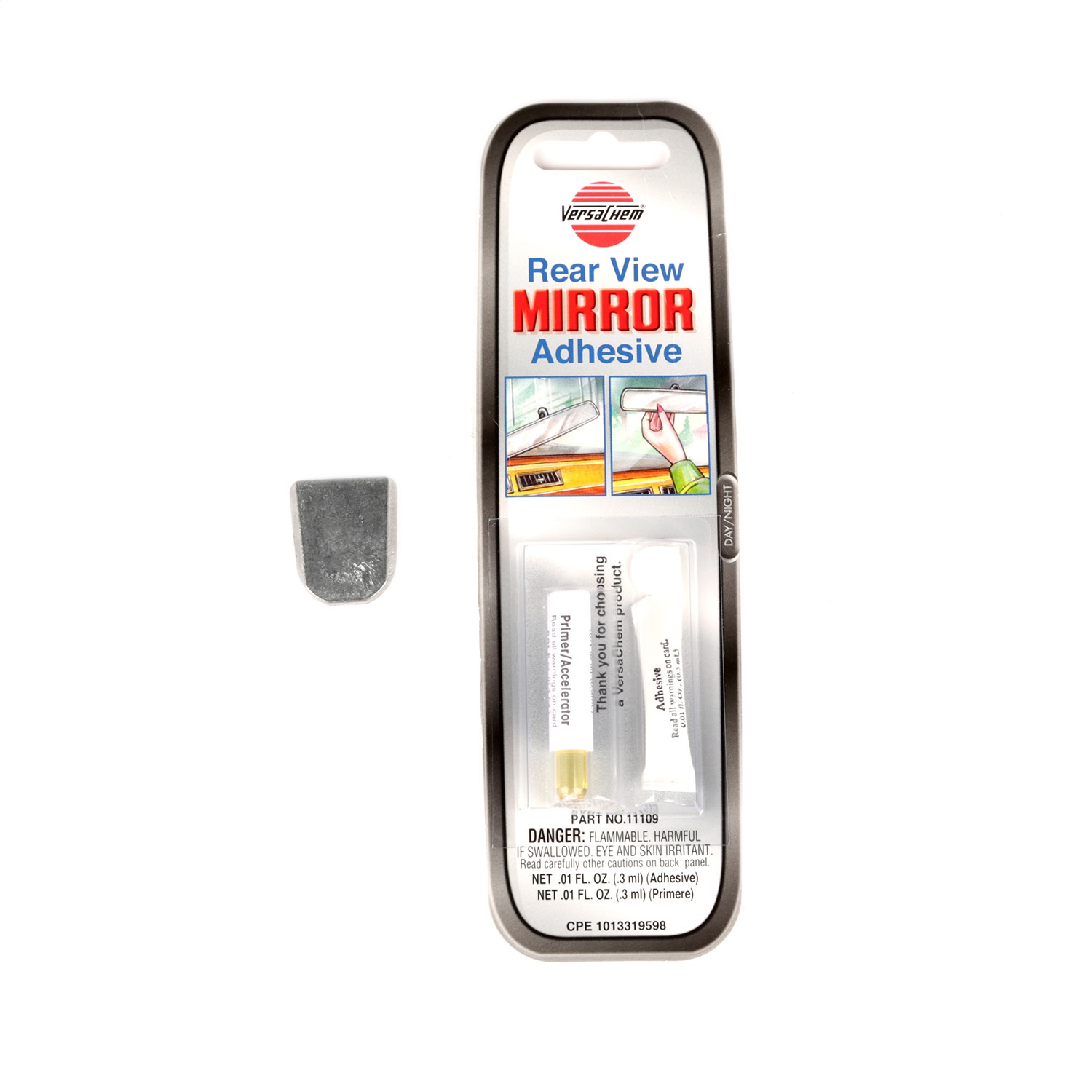 OmixAda 11021.02 Rear View Mirror Mounting Kit w/ Mirror Button Glue