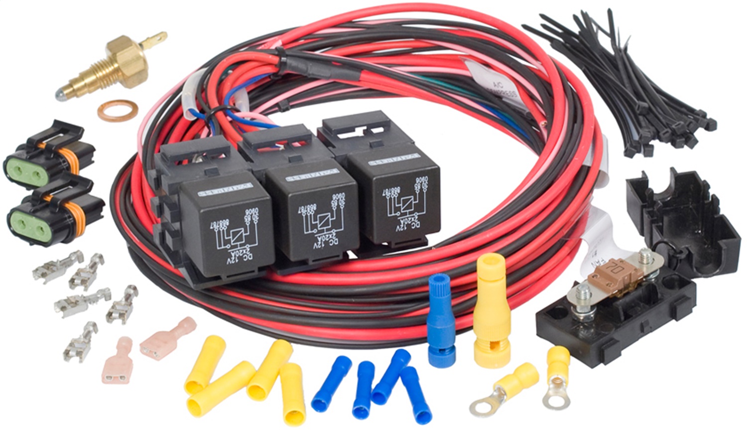 Painless Wiring Painless Wiring 30118 GEN III/IV Truck Dual Activation/Dual Fan Relay Kit