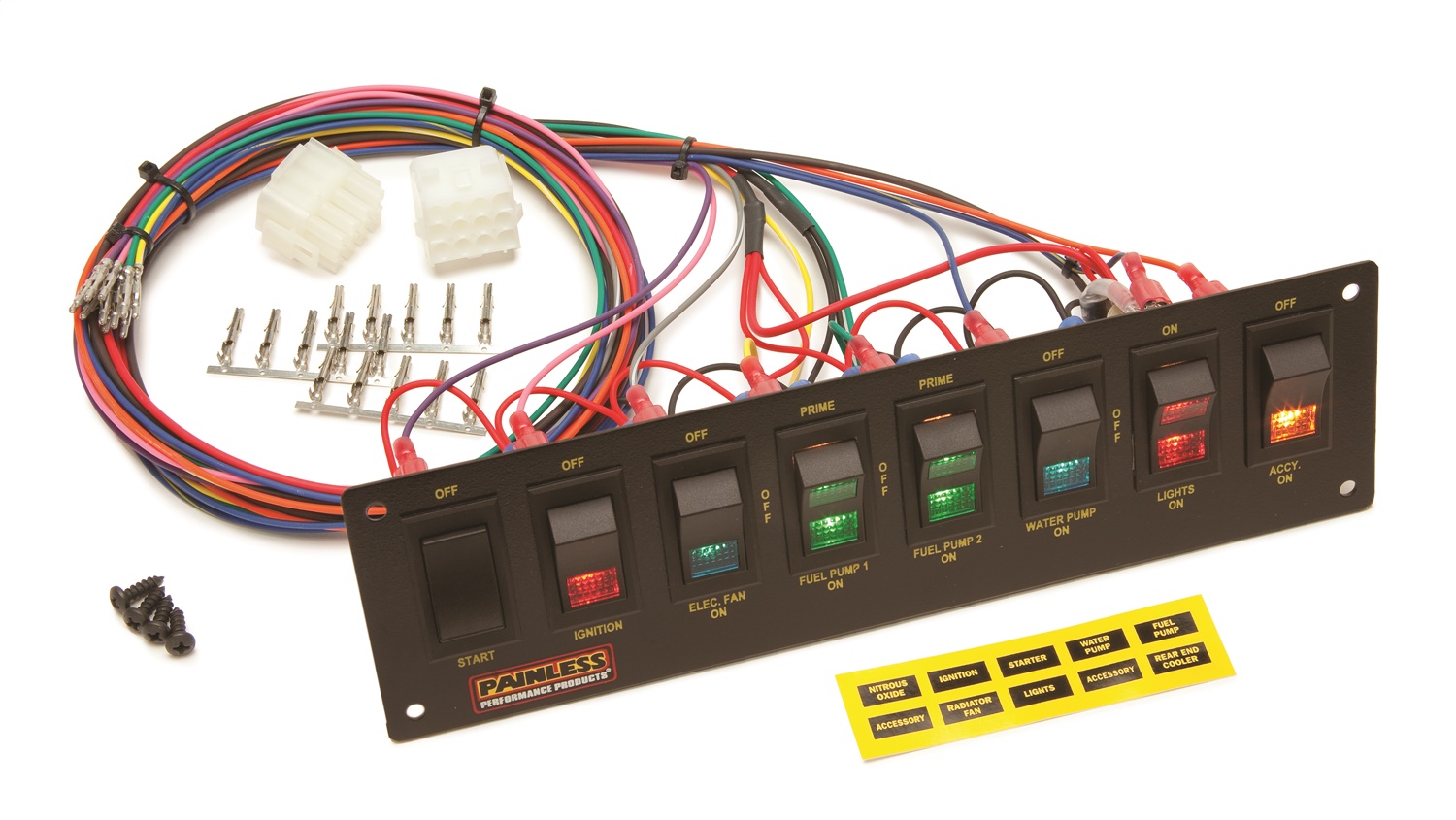 Painless Wiring Painless Wiring 50201 8-Switch Panel