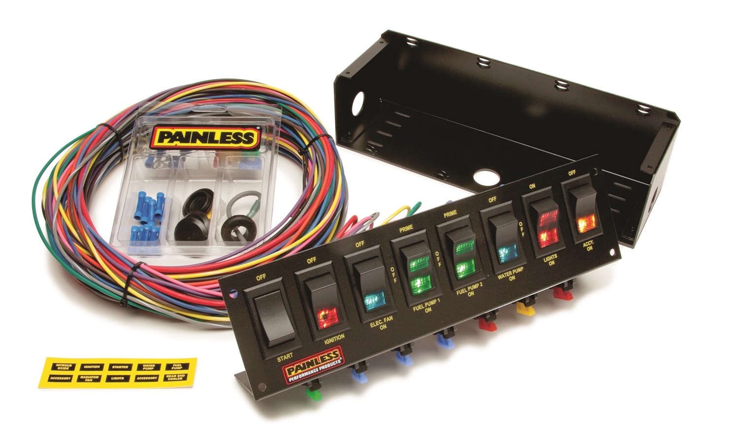 Painless Wiring Painless Wiring 50303 8-Switch Fused Panel