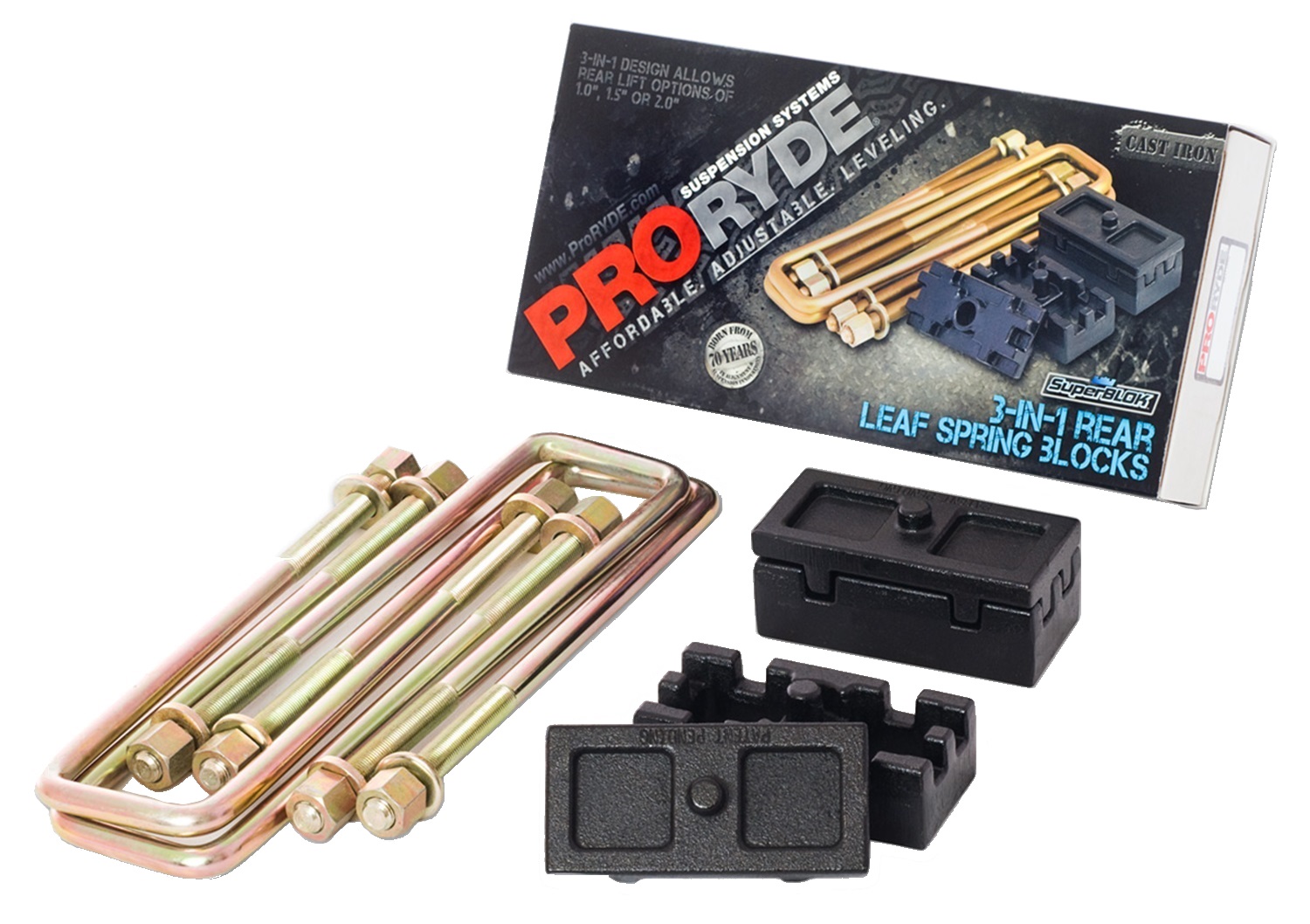 ProRYDE Suspension Systems ProRYDE Suspension Systems 52-1200G SuperBlok 3 In 1 Block Kit
