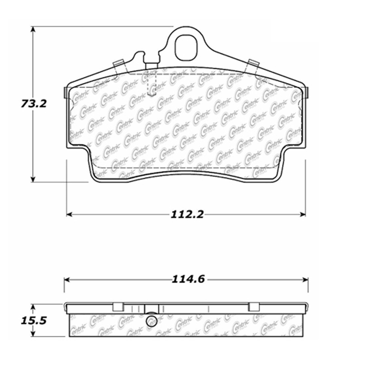 StopTech StopTech 105.07380 Disc Brake Pad Fits 98-10 911 Boxster Cayman