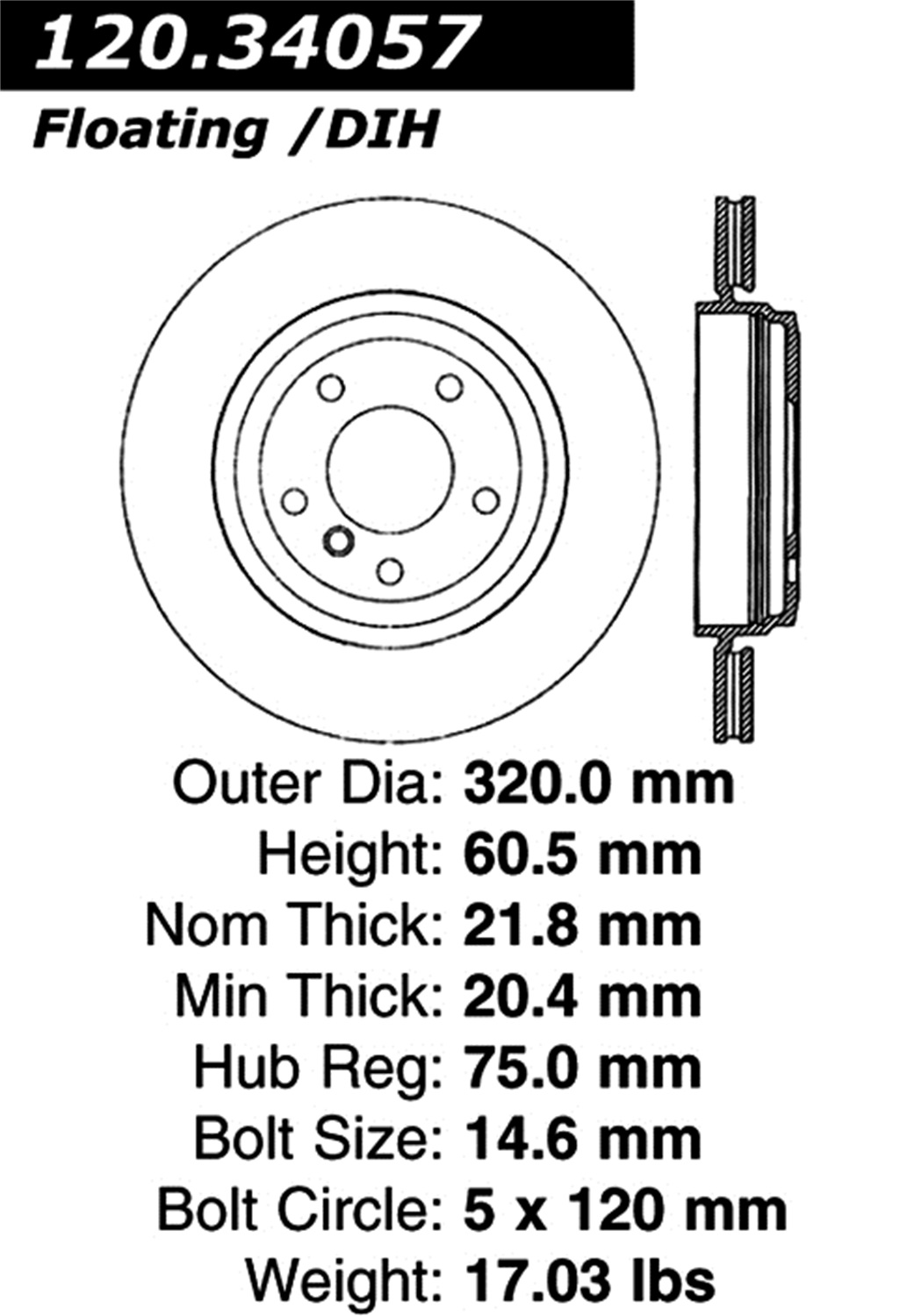 StopTech StopTech 128.34057L StopTech Sport Rotors Fits 01-06 330Ci 330i 330xi