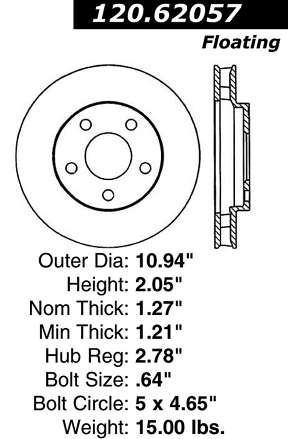 StopTech StopTech 126.62057SR StopTech Sport Rotors