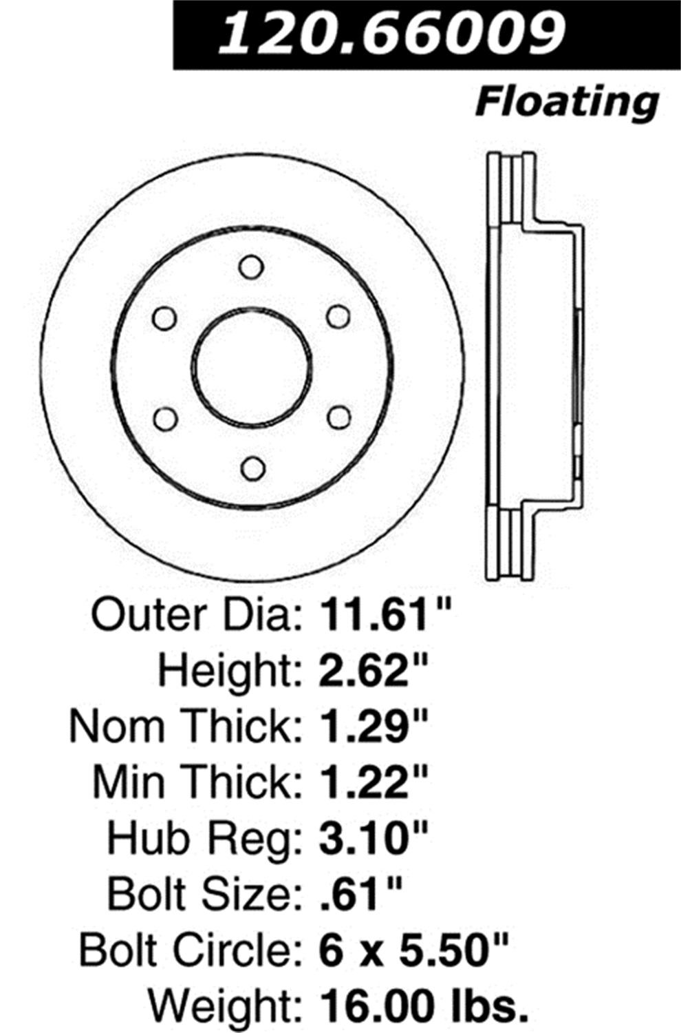 StopTech StopTech 127.66009L StopTech Sport Rotors