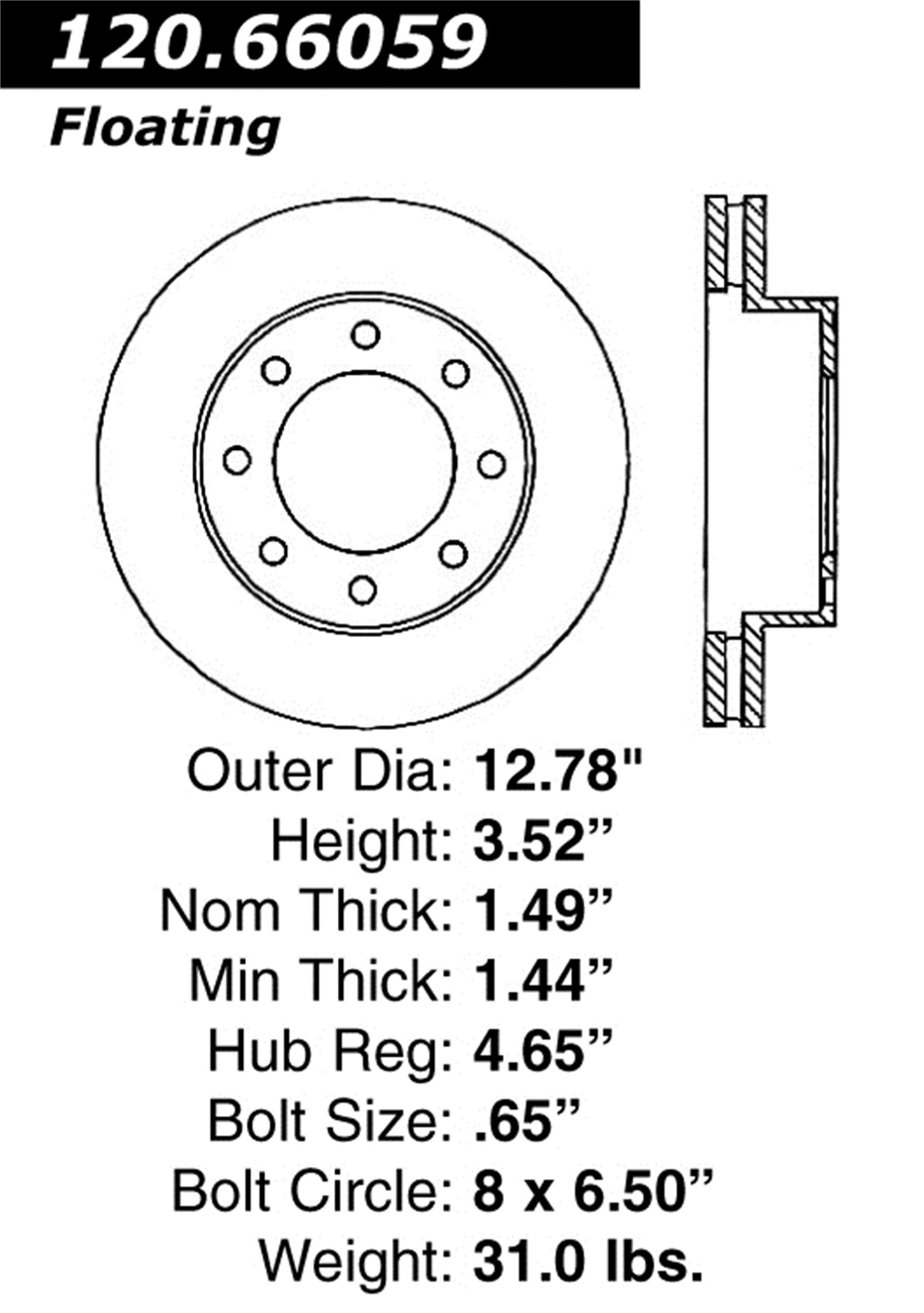 StopTech StopTech 126.66059SL StopTech Sport Rotors