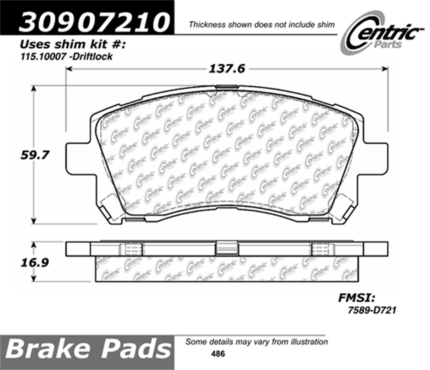 StopTech StopTech 309.07210 Street Performance Fits 97-02 Forester Impreza