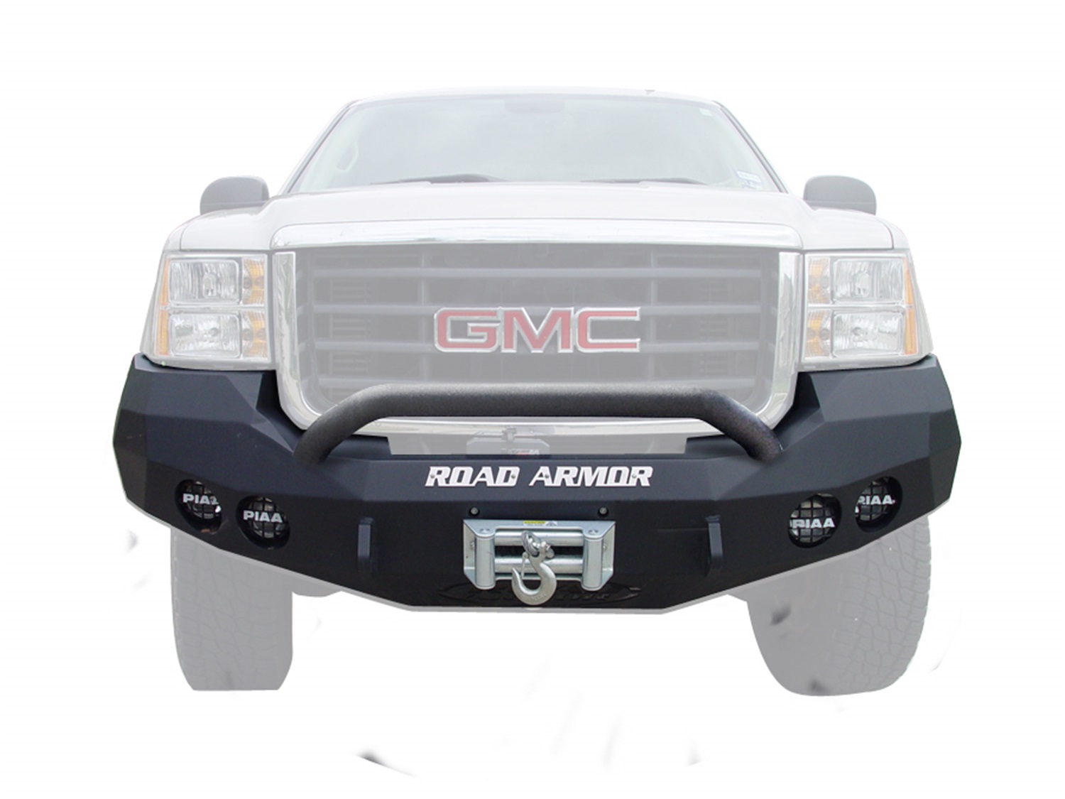 Road Armor Road Armor 37404B Front Stealth Bumper Fits 08-10 Sierra 2500 HD Sierra 3500 HD