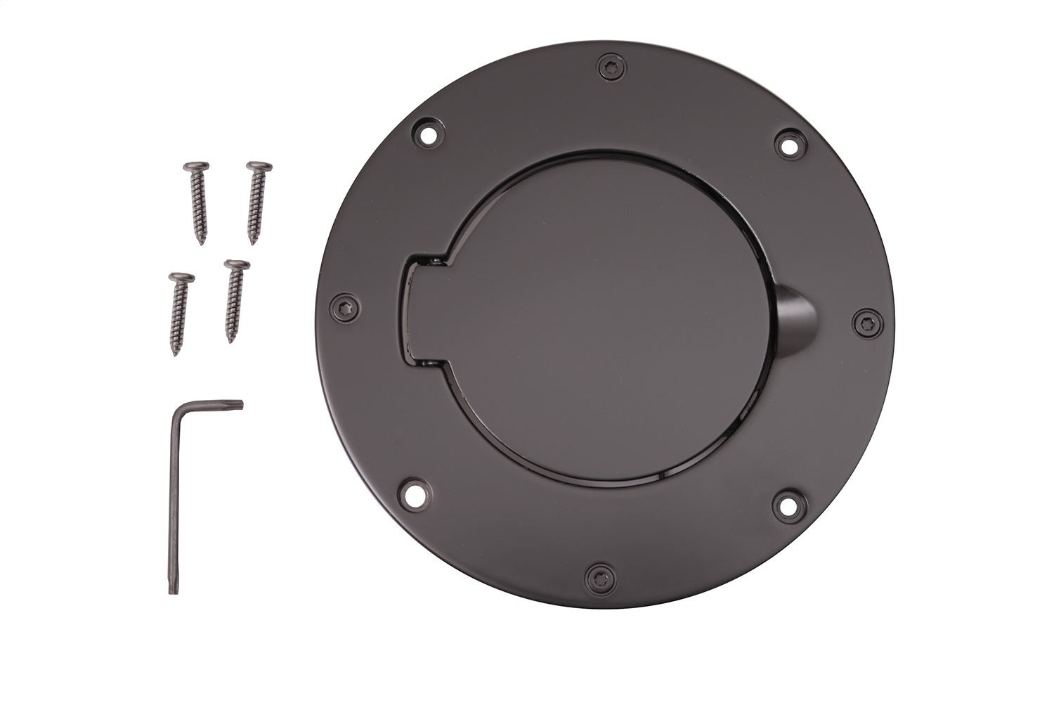 Rugged Ridge Rugged Ridge 11425.02 Billet Style Gas Cover Fits Wrangler (LJ) Wrangler (TJ)