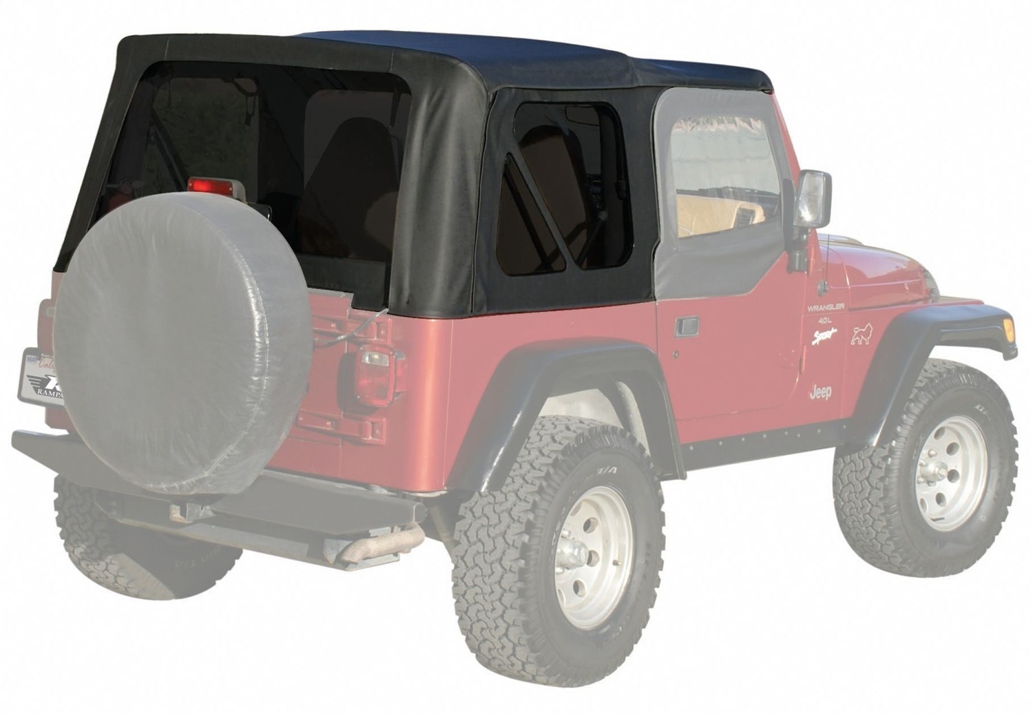 Rampage Rampage 99335 Factory Replacement Soft Top Fits 97-06 Wrangler (TJ)