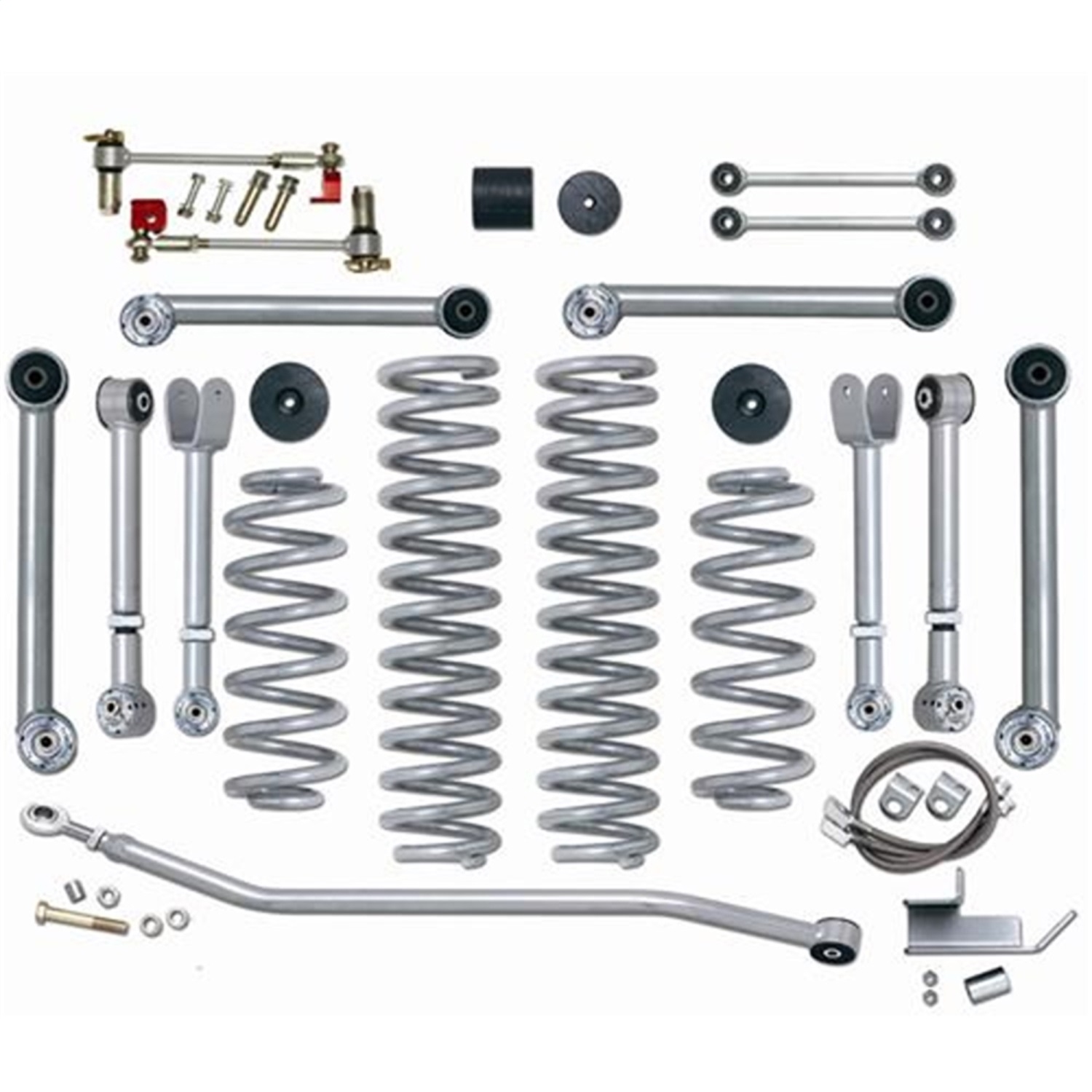 Rubicon Express Rubicon Express RE7000-3 Super-Flex Suspension Lift Kit Fits 97-06 Wrangler (TJ)