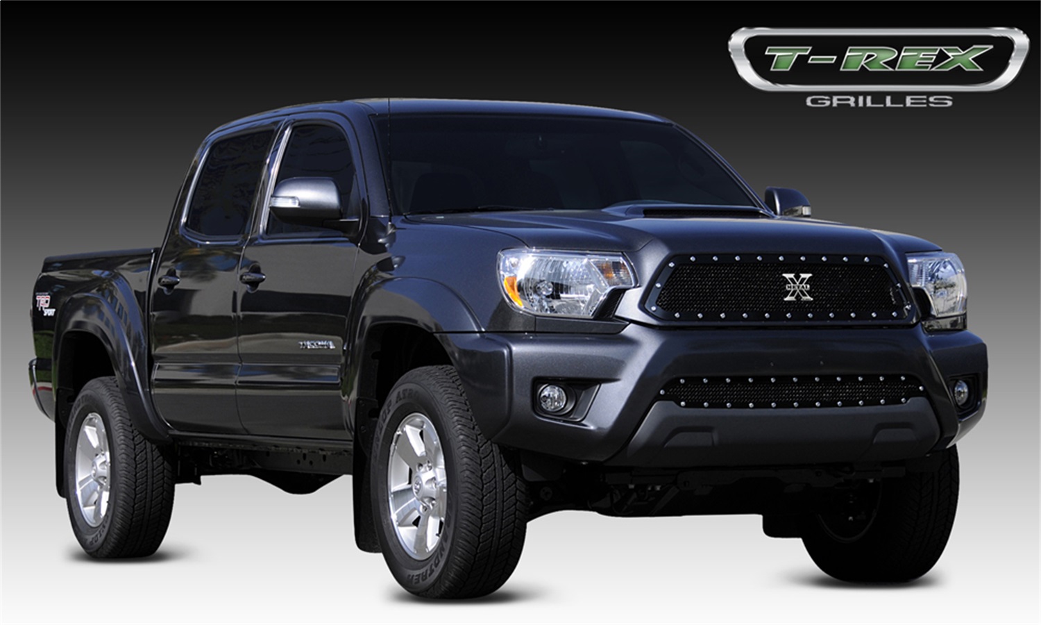 T-Rex Grilles T-Rex Grilles 6719381 X-Metal Series; Studded Mesh Grille Fits 12-15 Tacoma