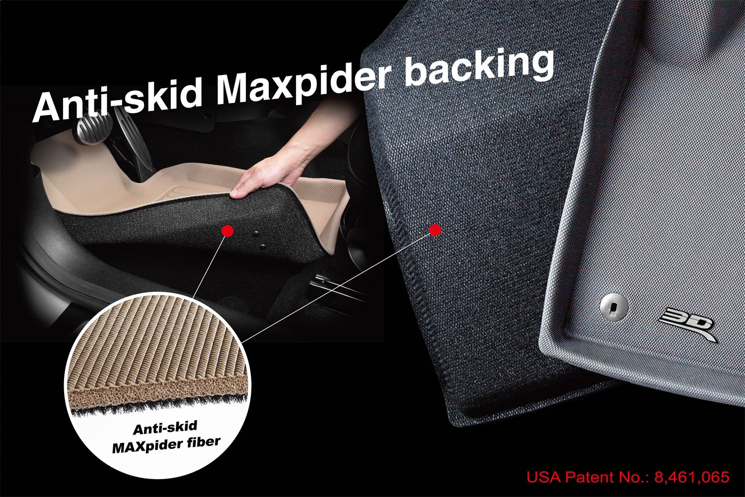 3D MAXpider 3D MAXpider L1SC00411502 3D MAXpider; Floor Mat Fits 14-15 tC