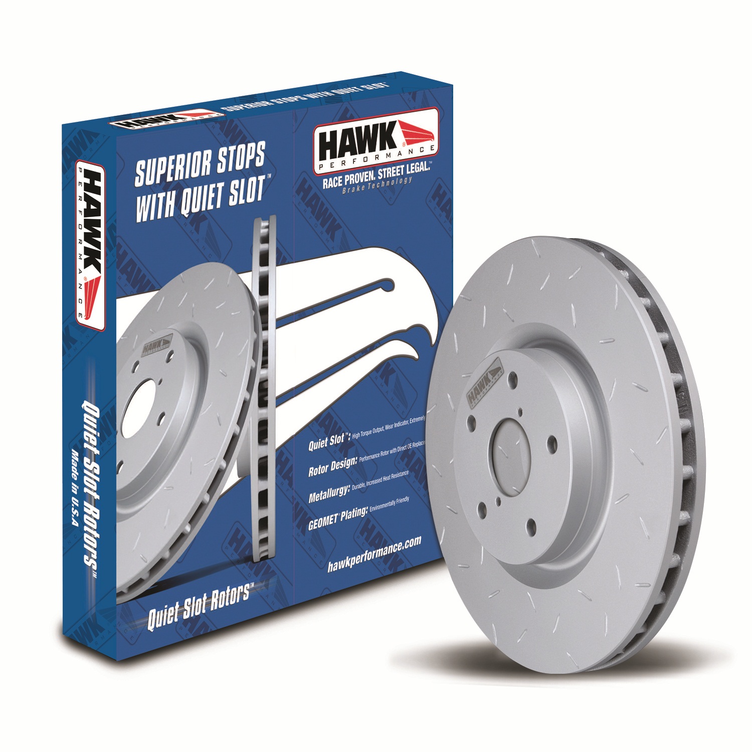 Hawk Performance Disc Brake Rotor (HUS525)