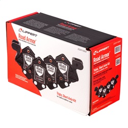 Road Armor Shock-Absorbing Trailer Equalizer Short Triple Axle; 3;500-8;000-lb.