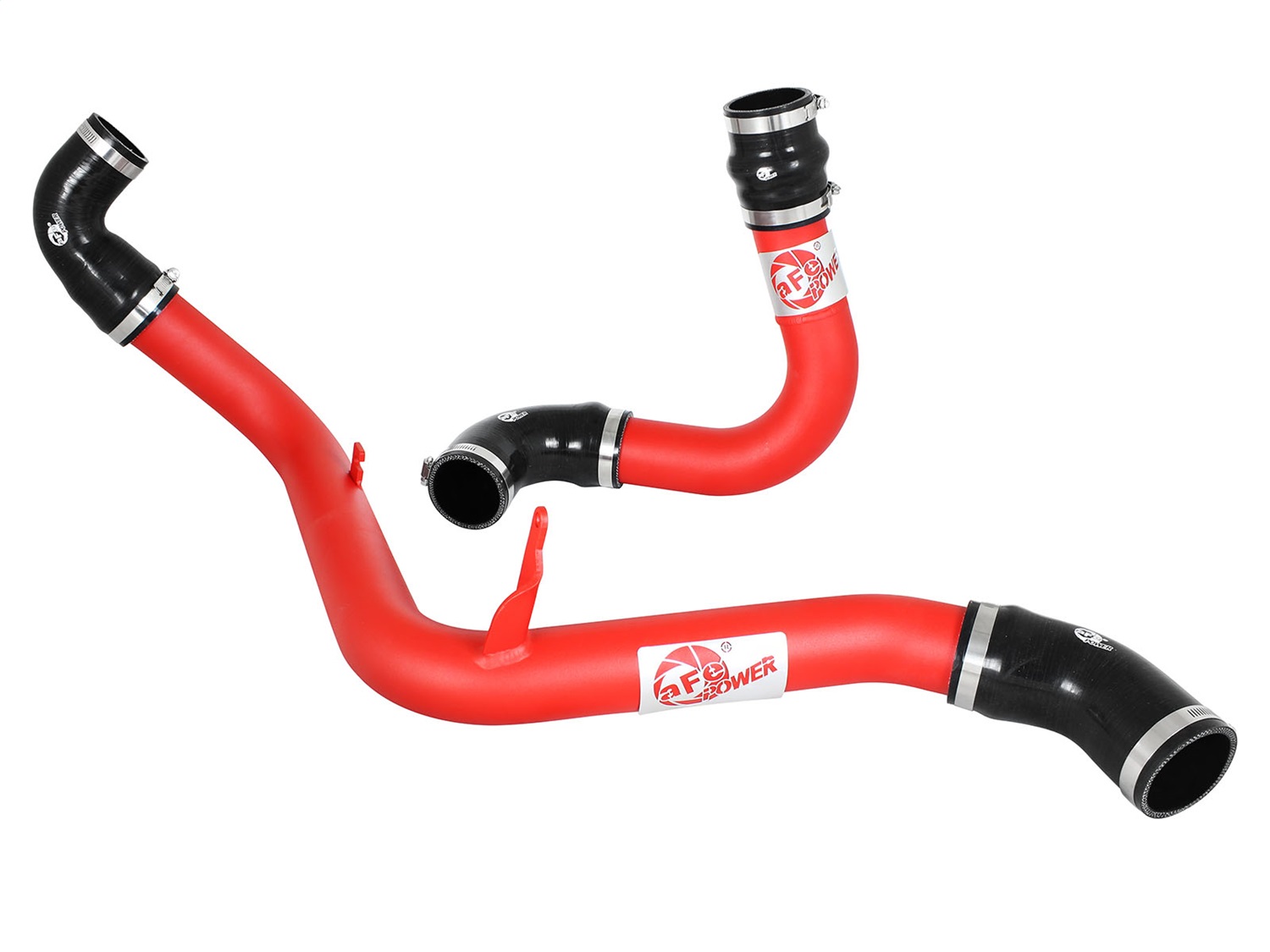 aFe BladeRunner 2.5in Red Intercooler Tubes Fit 12-16 Ford Focus ST 2.0L (t)