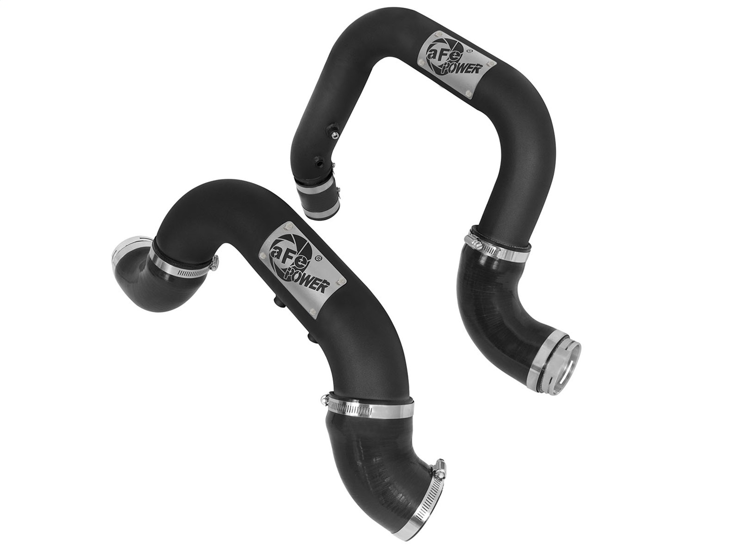 aFe for BladeRunner 2-1/2 IN &amp; 3 IN Hot and Cold Charge Pipe Kit Black GM