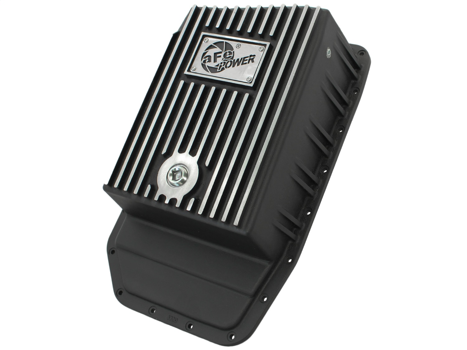 AFE Transmission Pan, Black w/ Machined Fins 46-70172