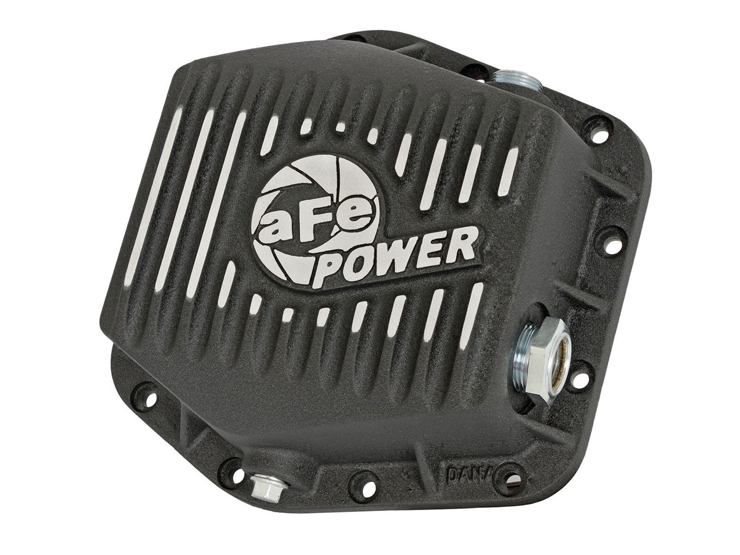 AFE Pro Series Rear Differential Cover Black w/ Machined Fins 46-70302
