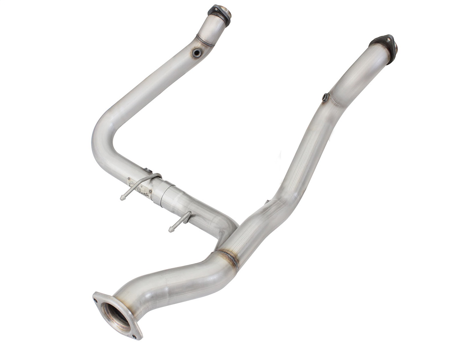 AFE Filters 48-43009 Race Series Twisted Steel Y-Pipe Exhaust System Fits F-150