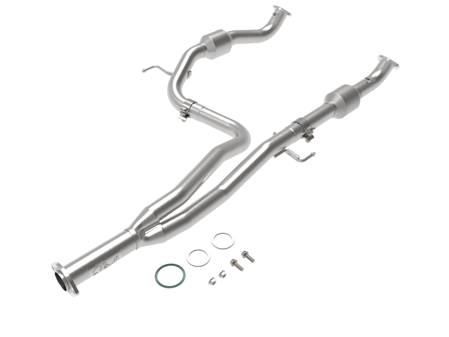 aFe for Twisted Steel Y-Pipe 2-1/4 to 2-1/2 IN w/ Cat Toyota Tacoma 16-18