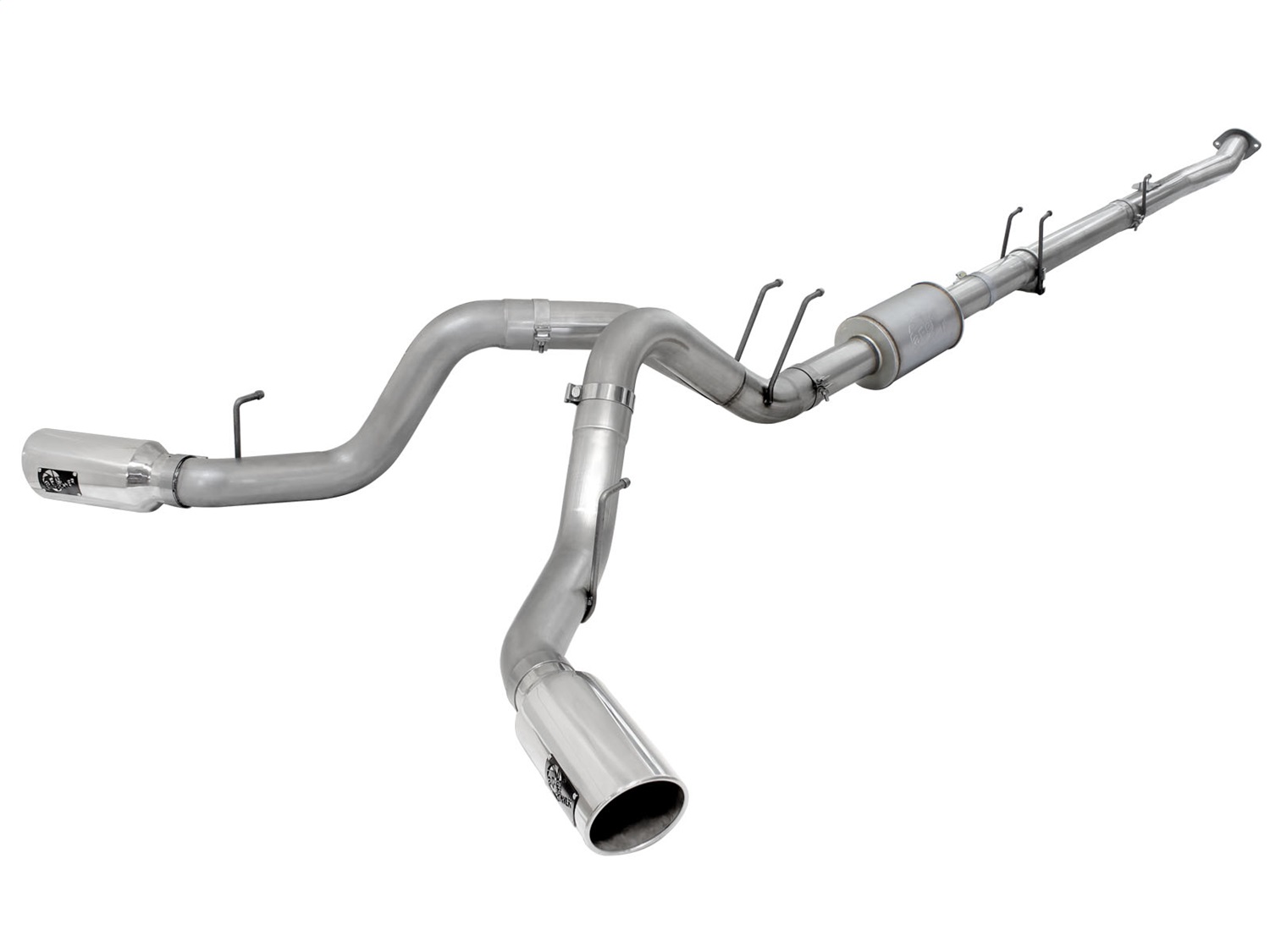 AFE Filters 49-03066-P ATLAS Down-Pipe Back Exhaust System