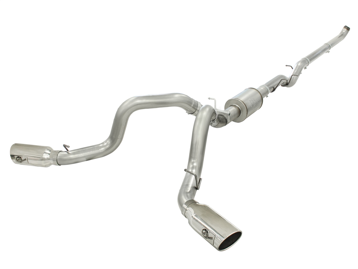 AFE Filters 49-04045-P ATLAS Down-Pipe Back Exhaust System