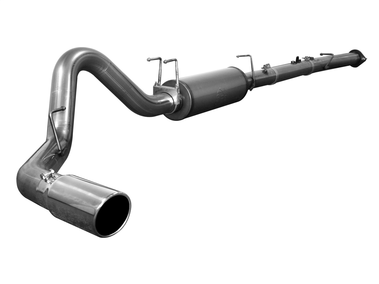 AFE Filters 49-43022 LARGE Bore HD Down-Pipe Back Exhaust System