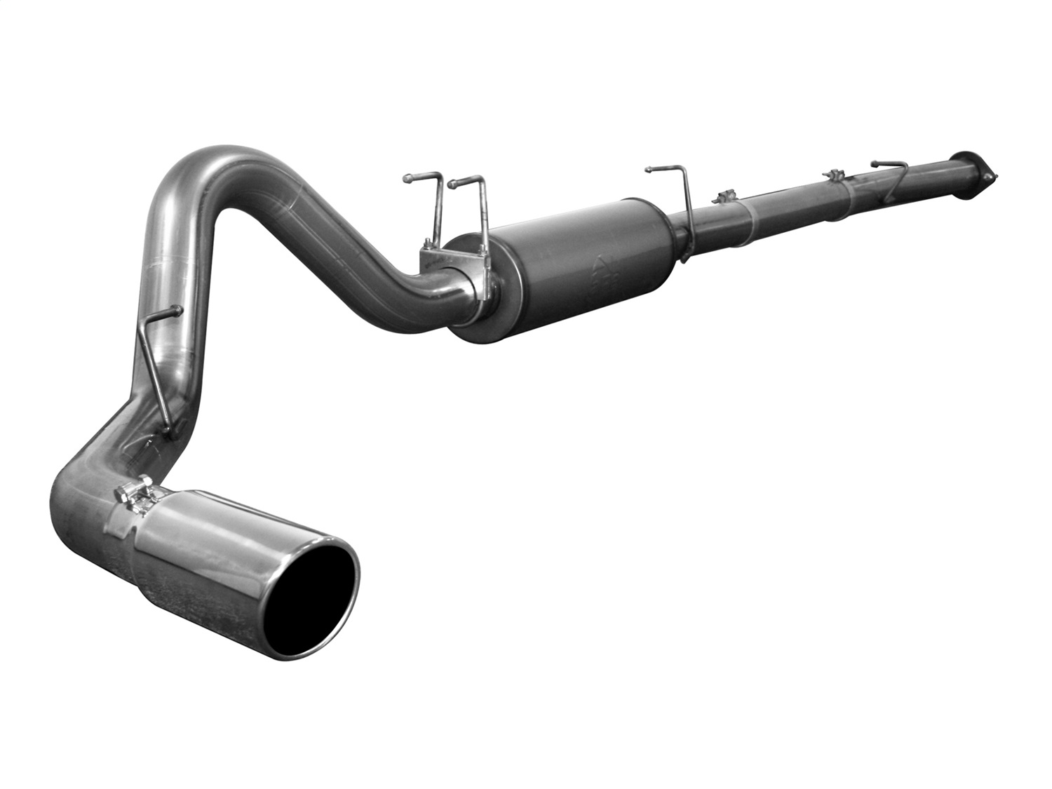 AFE Filters 49-43029 LARGE Bore HD Down-Pipe Back Exhaust System