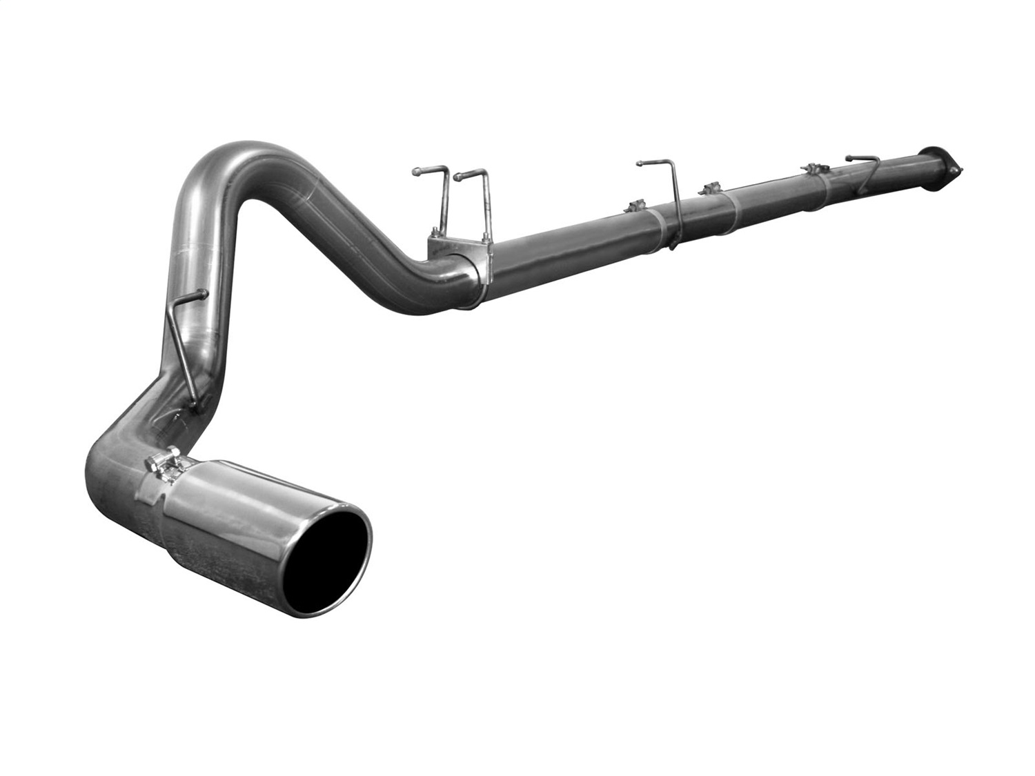 AFE Filters 49-43030NM LARGE Bore HD Down-Pipe Back Exhaust System
