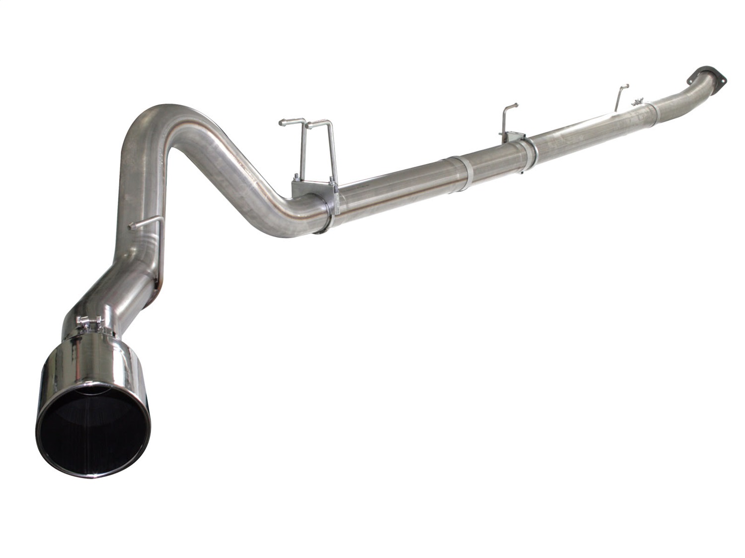 AFE Filters 49-43035NM LARGE Bore HD Down-Pipe Back Exhaust System