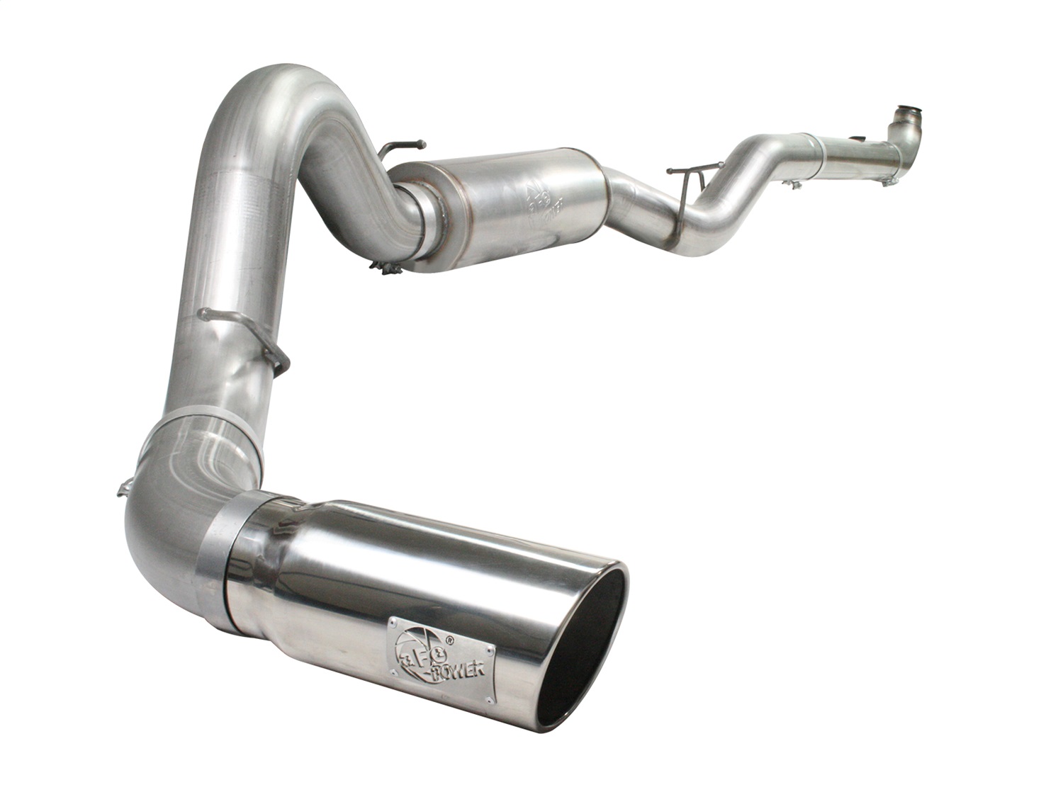 AFE Filters 49-44007-P LARGE Bore HD Down-Pipe Back Exhaust System