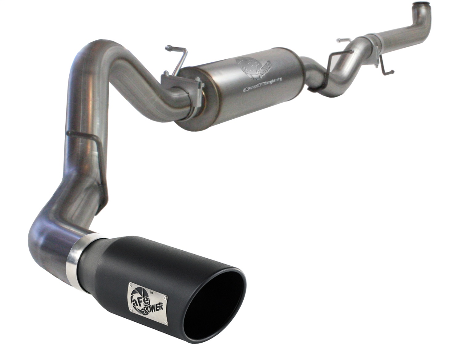 AFE Filters 49-44017-B LARGE Bore HD Down-Pipe Back Exhaust System