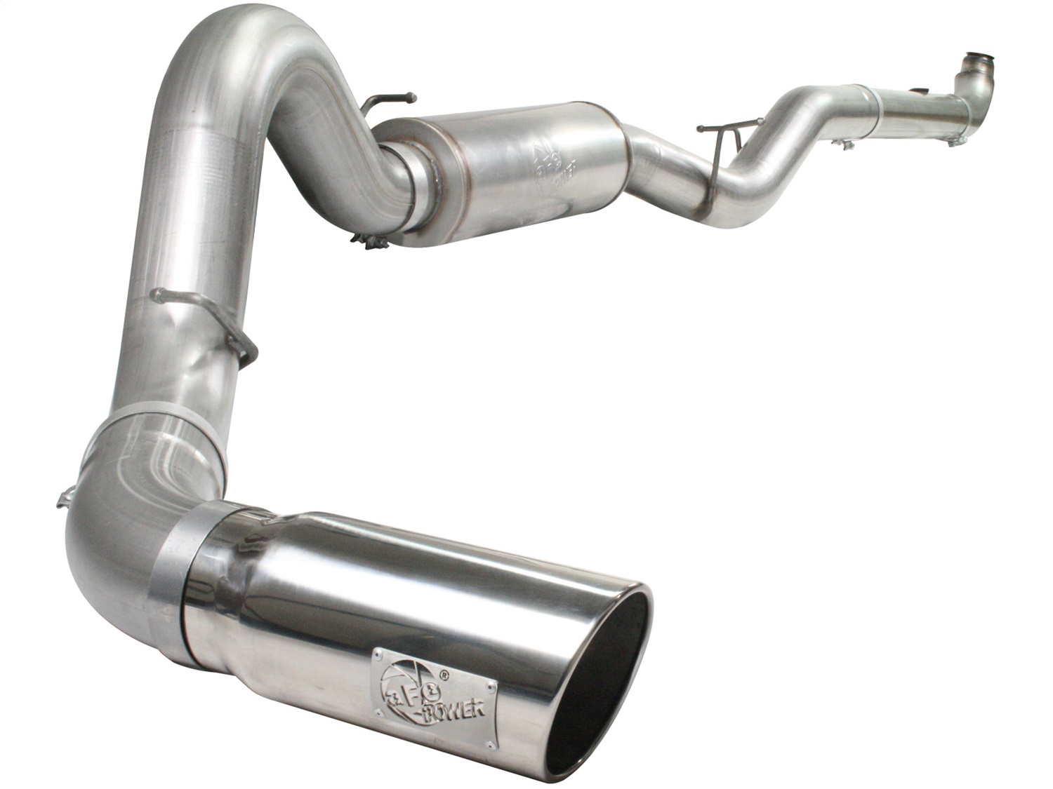 AFE Filters 49-44033-P LARGE Bore HD Down-Pipe Back Exhaust System