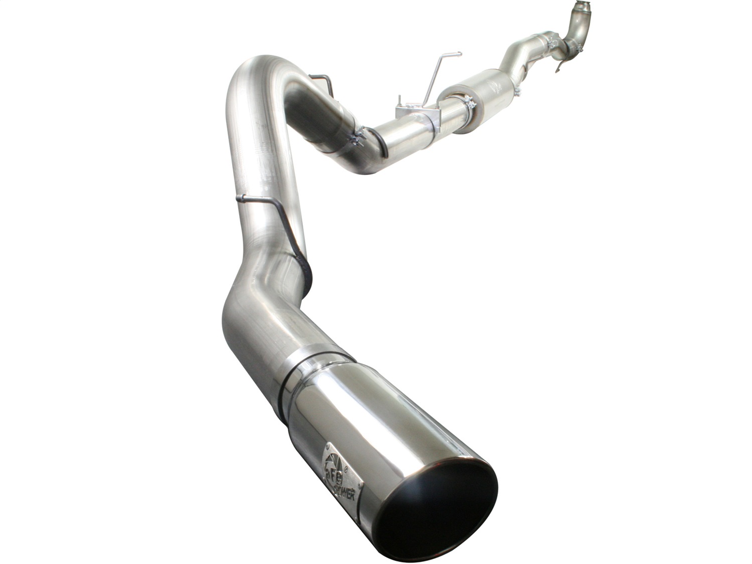 AFE Filters 49-44035-P LARGE Bore HD Down-Pipe Back Exhaust System