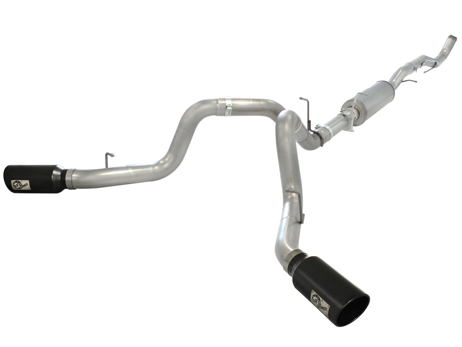 AFE Filters 49-44044-B LARGE Bore HD Down-Pipe Back Exhaust System
